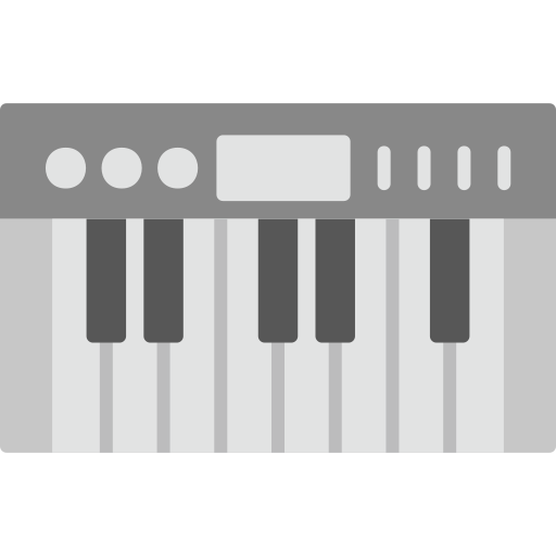 피아노 Generic Grey icon