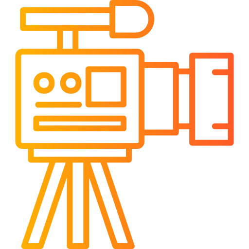 kamera wideo Generic Gradient ikona