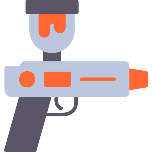 pistola rociadora Generic Flat icono