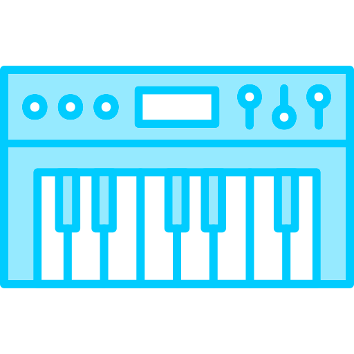 Synthesizer Generic Blue icon