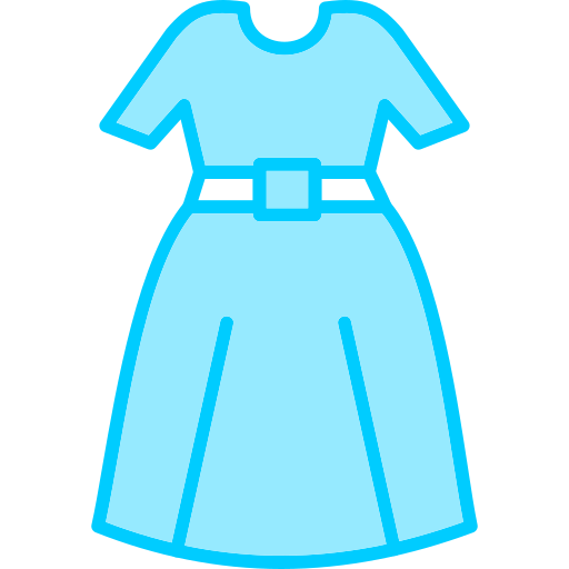 Dress Generic Blue icon