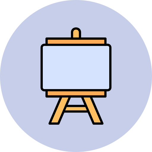 Canvas Generic Outline Color icon