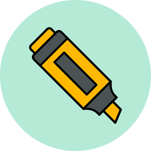 マーカー Generic Outline Color icon