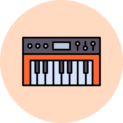 Synthesizer Generic Outline Color icon
