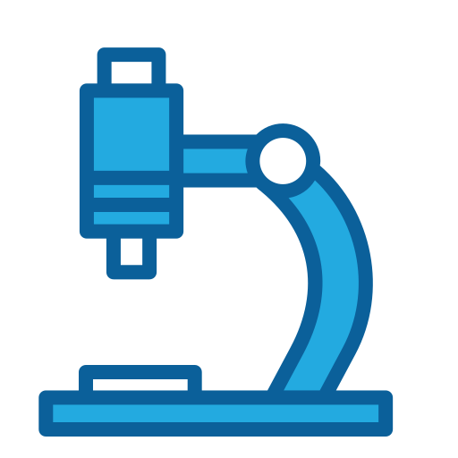 microscoop Generic Blue icoon