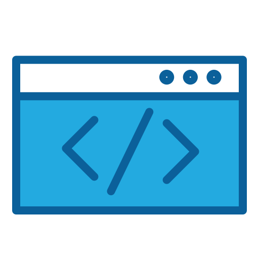 code Generic Blue icon