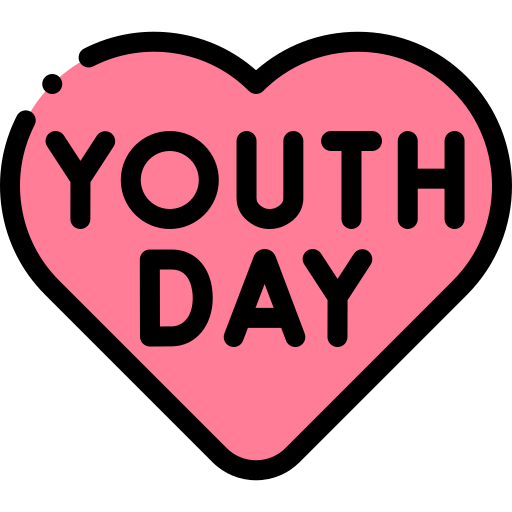 día de la juventud Detailed Rounded Lineal color icono