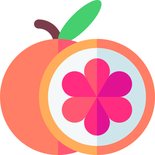 grejpfrut Basic Rounded Flat ikona