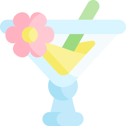 cocktail Kawaii Flat icon