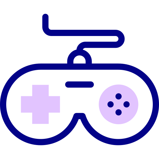 joystick Detailed Mixed Lineal color icon