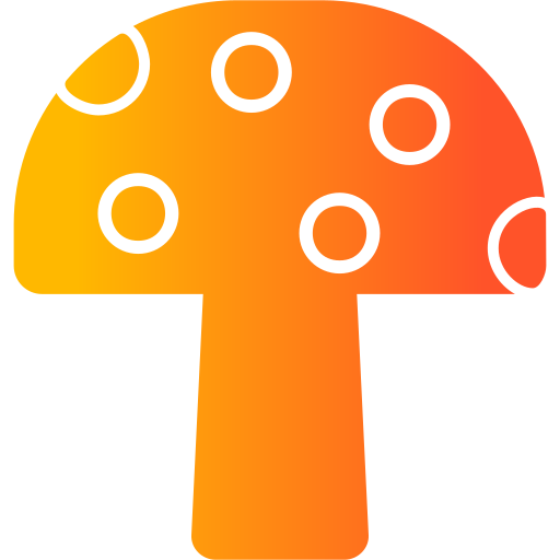 Mushroom Generic Flat Gradient icon