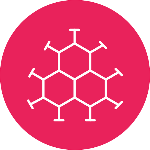 molecuul Generic Flat icoon