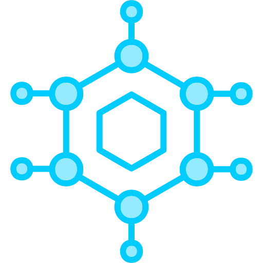 nanotechnologie Generic Blue Icône