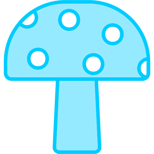 버섯 Generic Blue icon