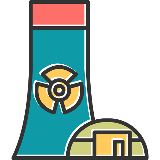 Nuclear power Generic Color Omission icon
