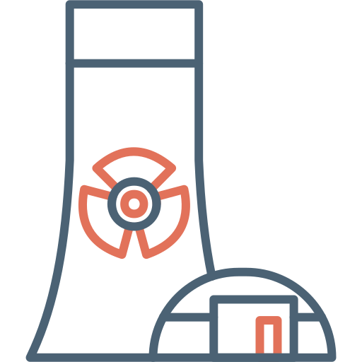 원자력 Generic Outline Color icon