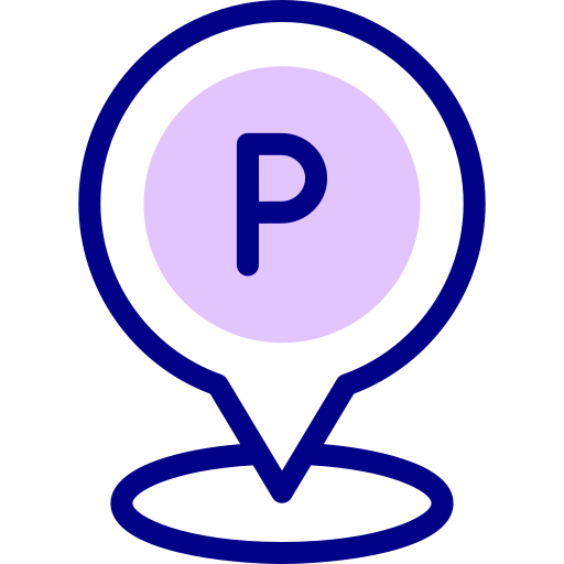 パーキング Detailed Mixed Lineal color icon