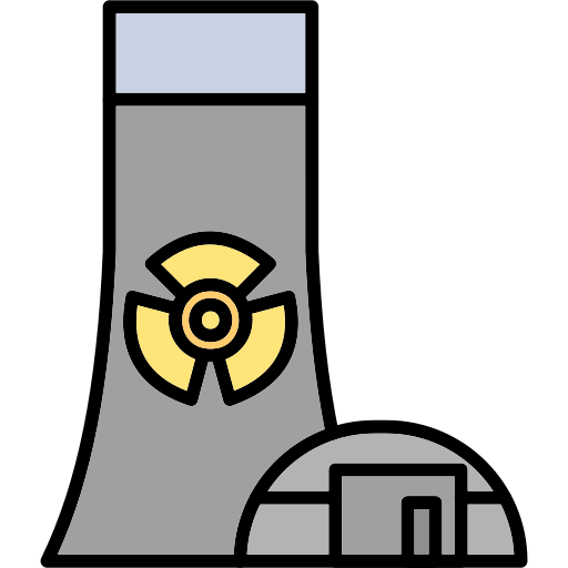 원자력 Generic Outline Color icon