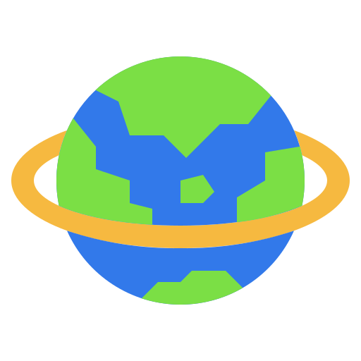 planeta Surang Flat ikona