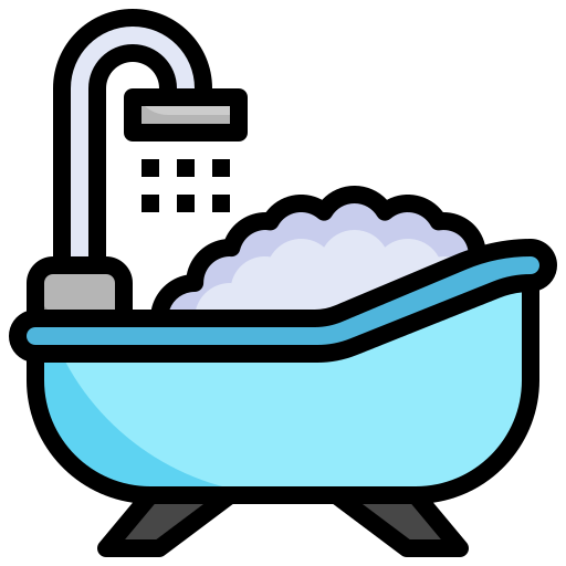 목욕통 Surang Lineal Color icon