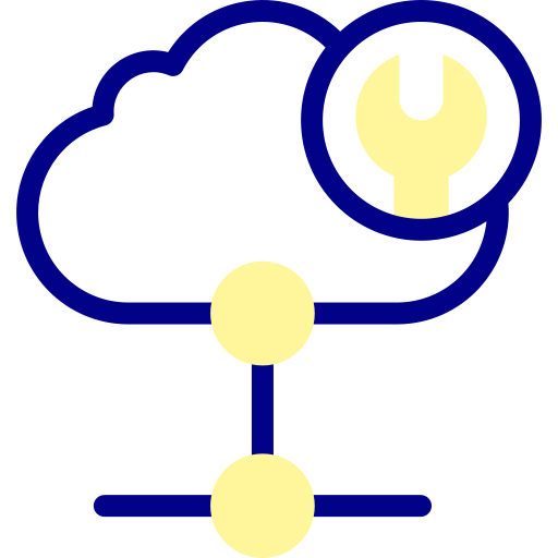 usługa chmury Detailed Mixed Lineal color ikona