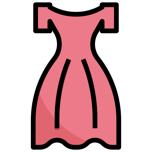 jurk Surang Lineal Color icoon