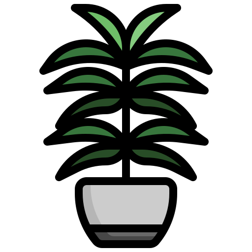 Palm Surang Lineal Color icon