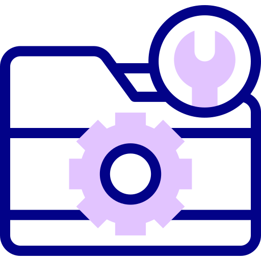 Configuration Detailed Mixed Lineal color icon