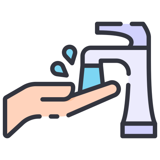Hand washing Good Ware Lineal Color icon