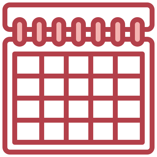 kalender Surang Red icon