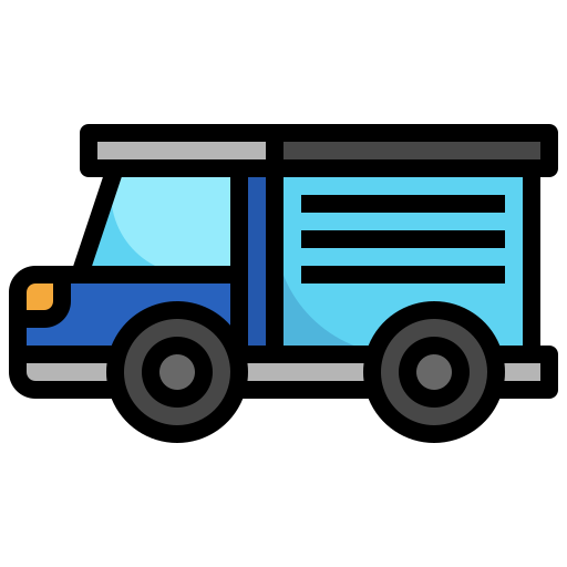 Delivery truck Surang Lineal Color icon