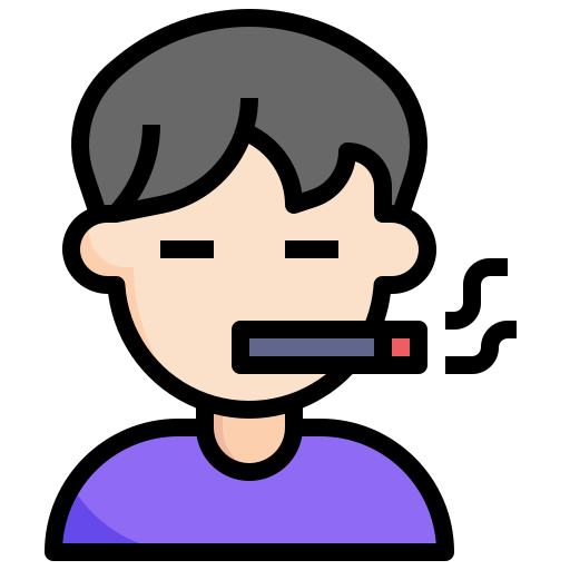 rauchen Surang Lineal Color icon