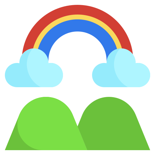 arcoíris Surang Flat icono