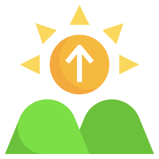 Sunrise Surang Flat icon