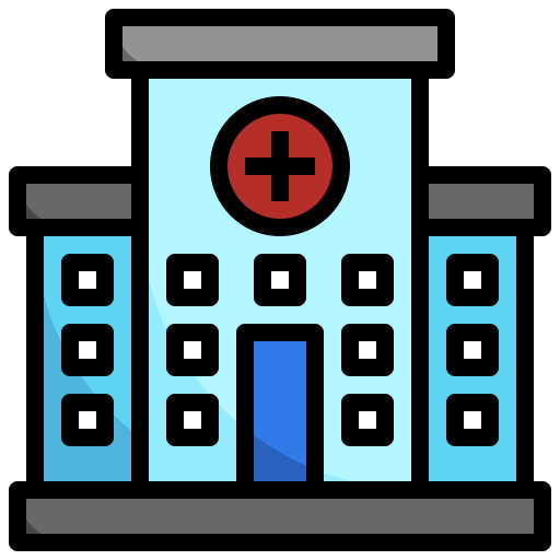 Hospital Surang Lineal Color icon