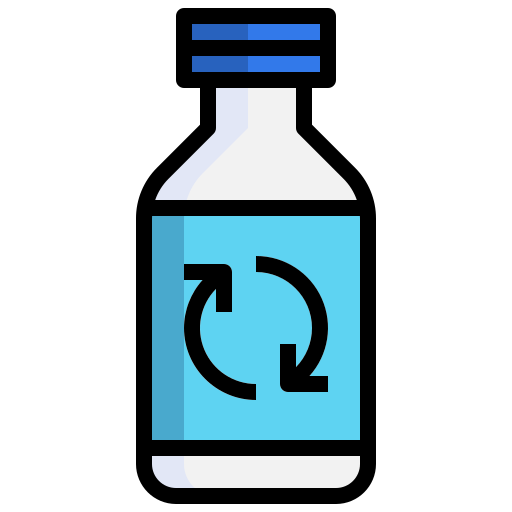 Recycle bottle Surang Lineal Color icon