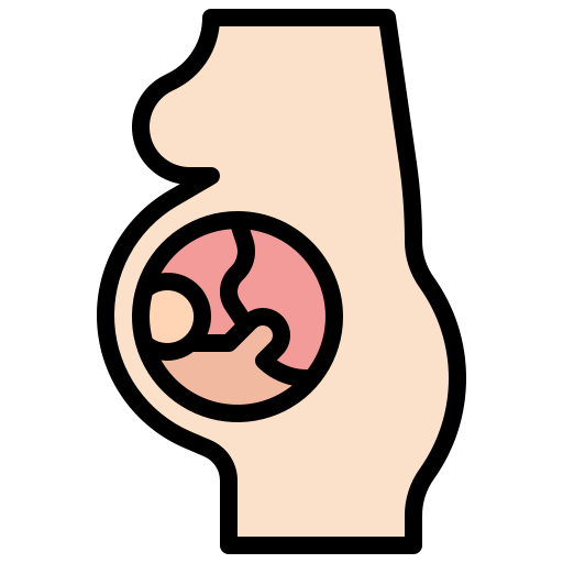 妊娠 Surang Lineal Color icon