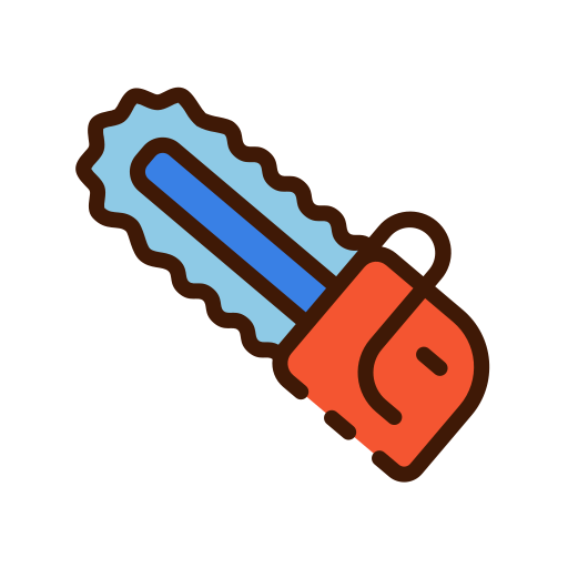 Chain saw Good Ware Lineal Color icon
