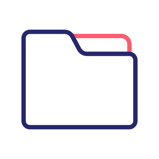 stockage de fichiers Generic Outline Color Icône