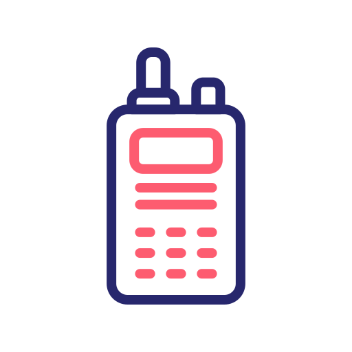 walkie-talkie Generic Outline Color icono