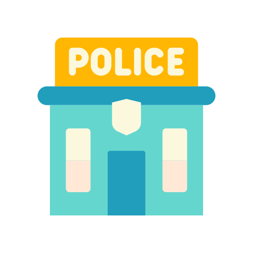 Police station Good Ware Flat icon