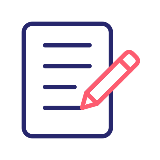 Write letter Generic Outline Color icon