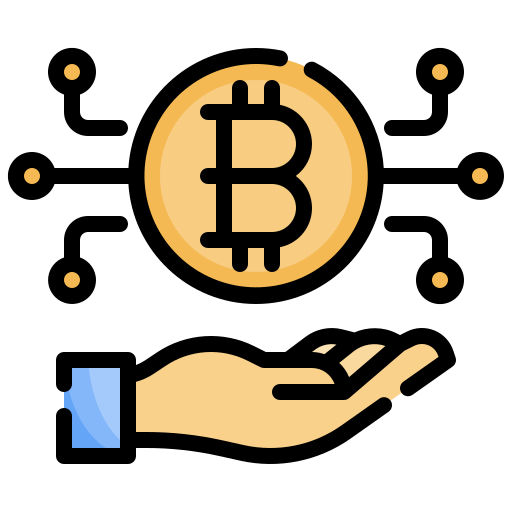 Bitcoin accepted Generic Outline Color icon