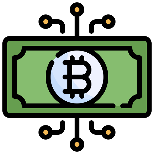 bitcoin Generic Outline Color icono