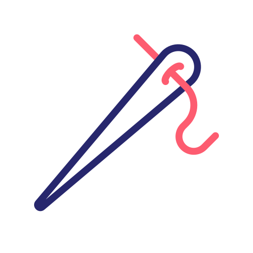 Needle thread Generic Outline Color icon