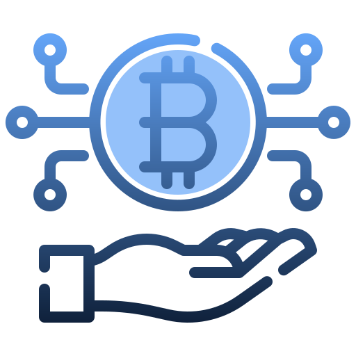 Bitcoin accepted Generic Gradient icon