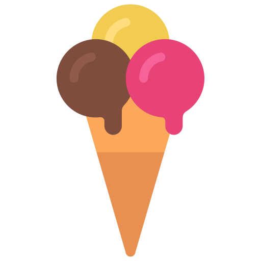 Рожок мороженого Generic Flat иконка