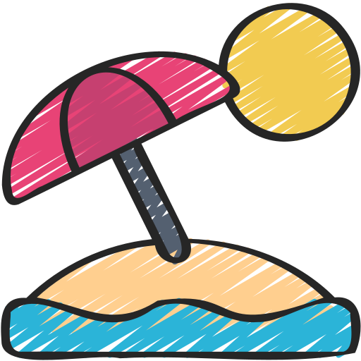 playa de verano Juicy Fish Sketchy icono