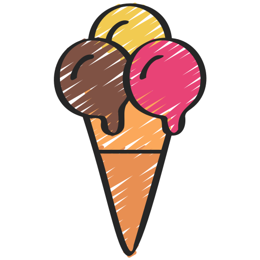 Ice cream cone Juicy Fish Sketchy icon