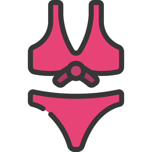 bikini Generic Outline Color Icône